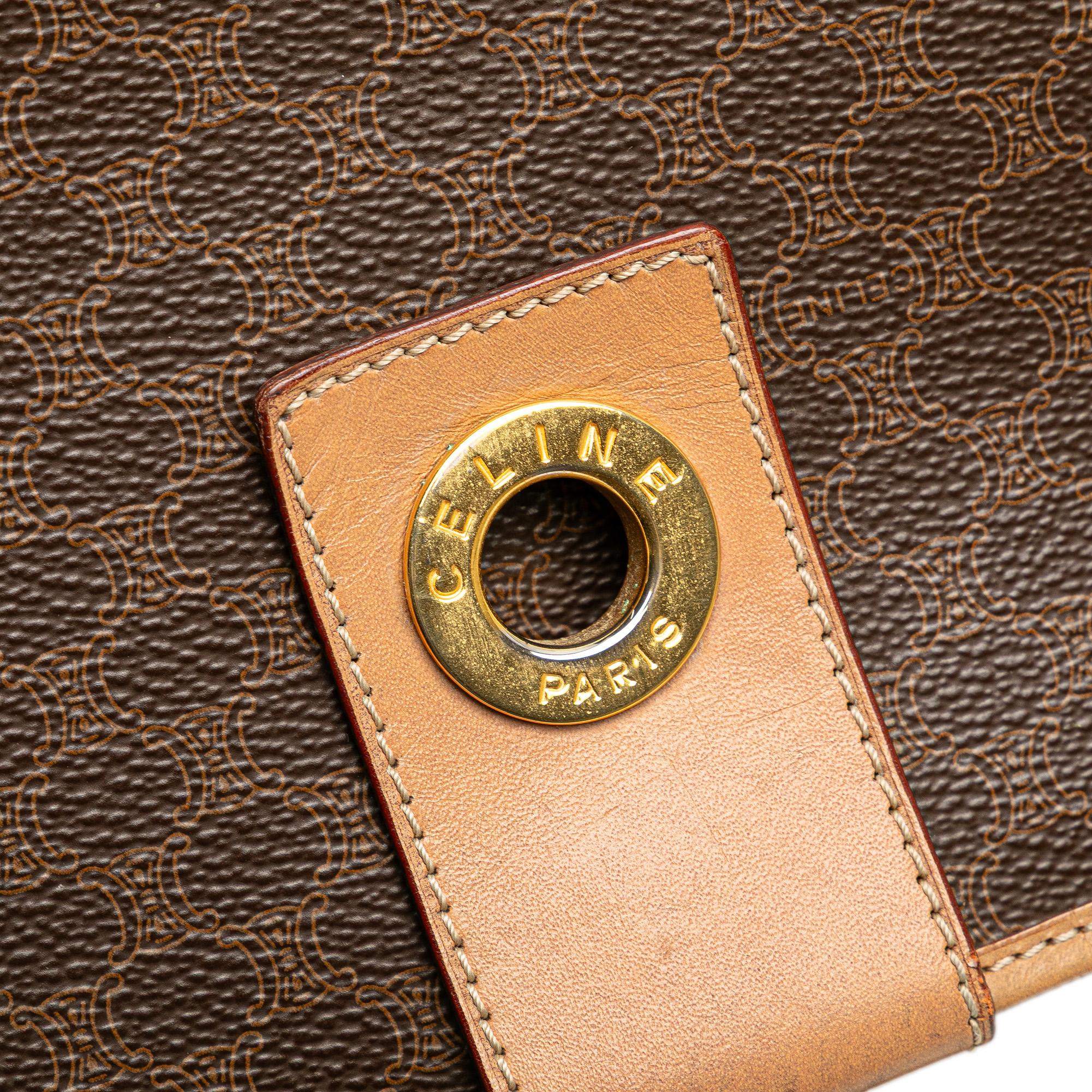 Celine Macadam Coated Canvas Crossbody