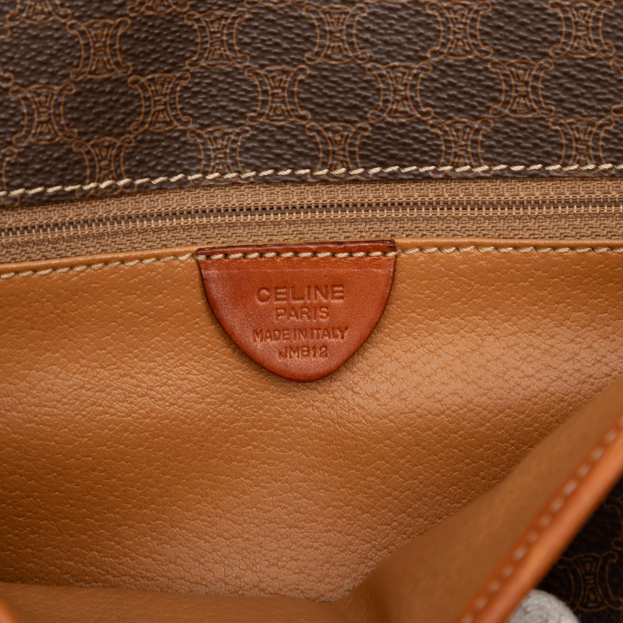 Celine Macadam Coated Canvas Crossbody