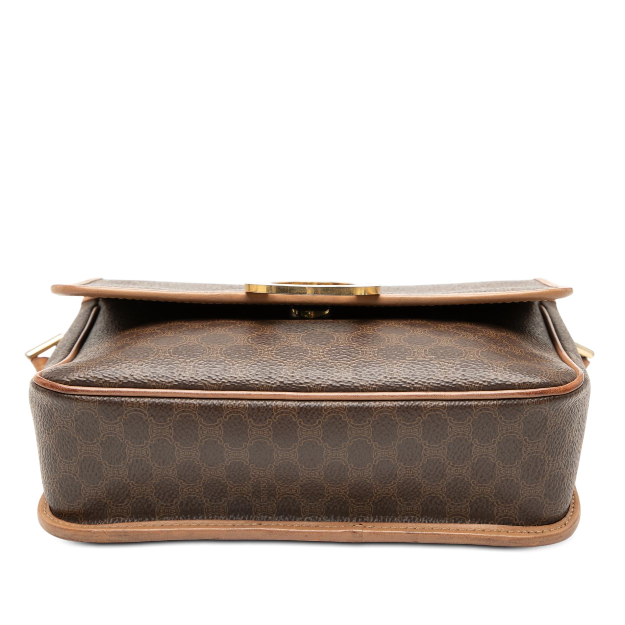 Celine Macadam Coated Canvas Crossbody