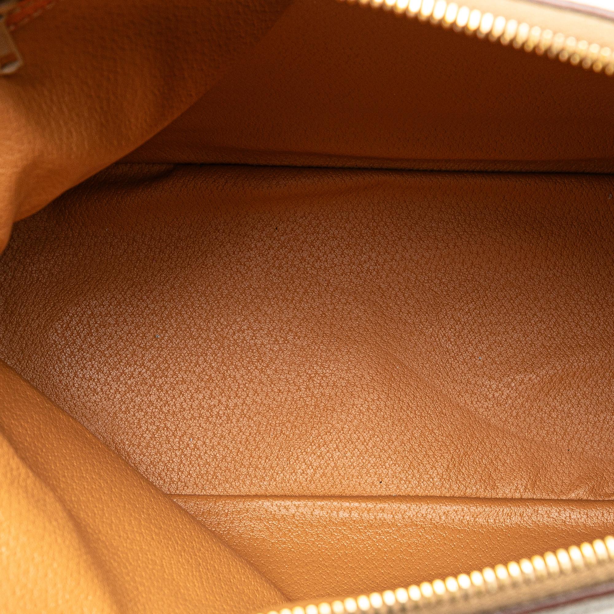 Celine Macadam Coated Canvas Dome Satchel