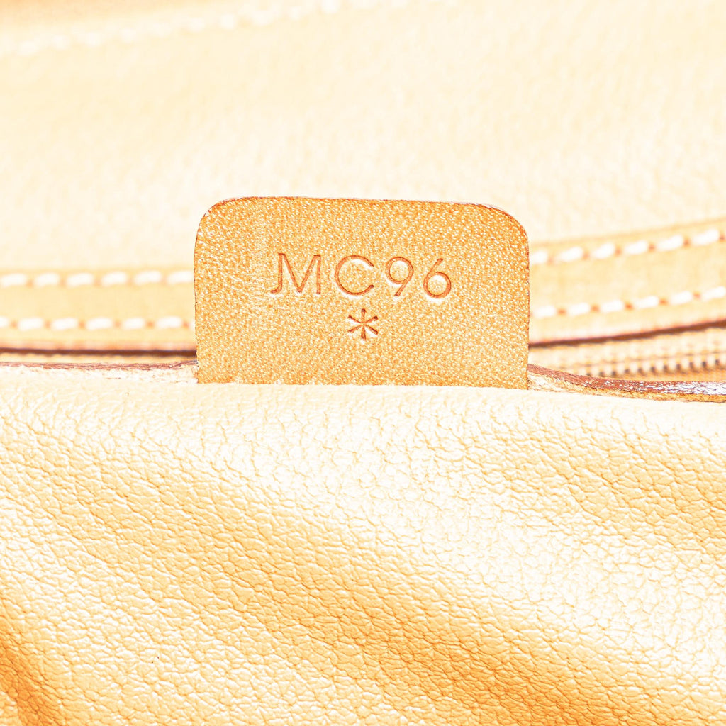 Celine Macadam Coated Canvas Dome Satchel