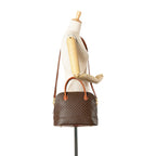 Celine Macadam Coated Canvas Dome Satchel