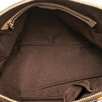 Celine Macadam Coated Canvas Dome Satchel