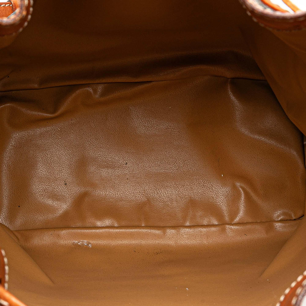 Celine Macadam Coated Canvas Drawstring Bucket Bag