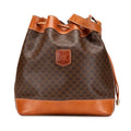 Celine Macadam Coated Canvas Drawstring Bucket Bag