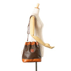 Celine Macadam Coated Canvas Drawstring Bucket Bag
