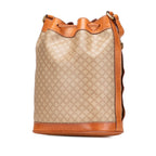 Celine Macadam Coated Canvas Drawstring Bucket Bag