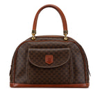 Celine Macadam Coated Canvas Handbag