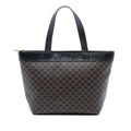 Celine Macadam Coated Canvas Handbag