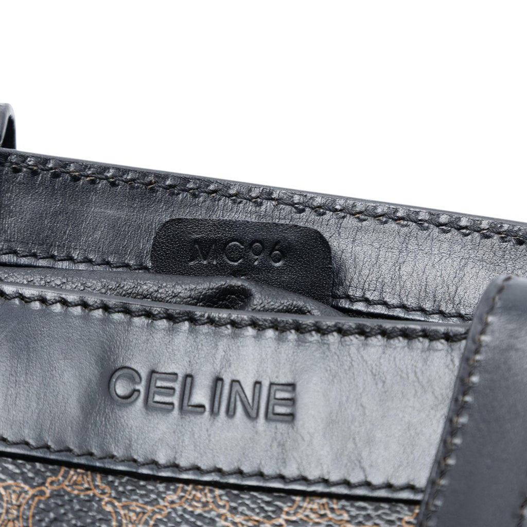 Celine Macadam Coated Canvas Handbag