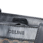 Celine Macadam Coated Canvas Handbag