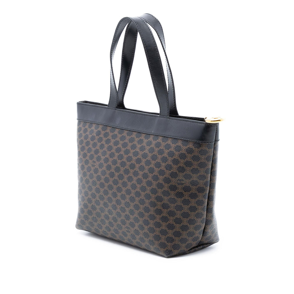 Celine Macadam Coated Canvas Handbag