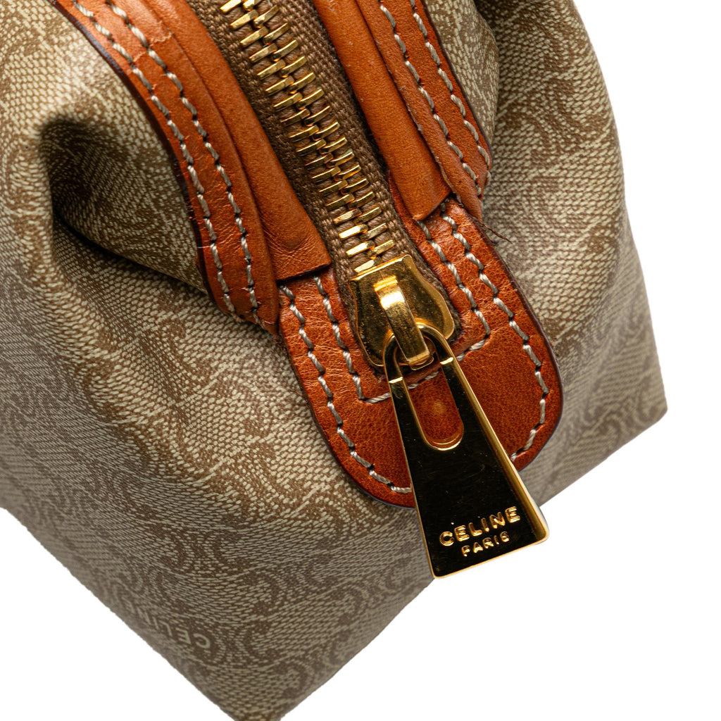 Celine Macadam Coated Canvas Pouch