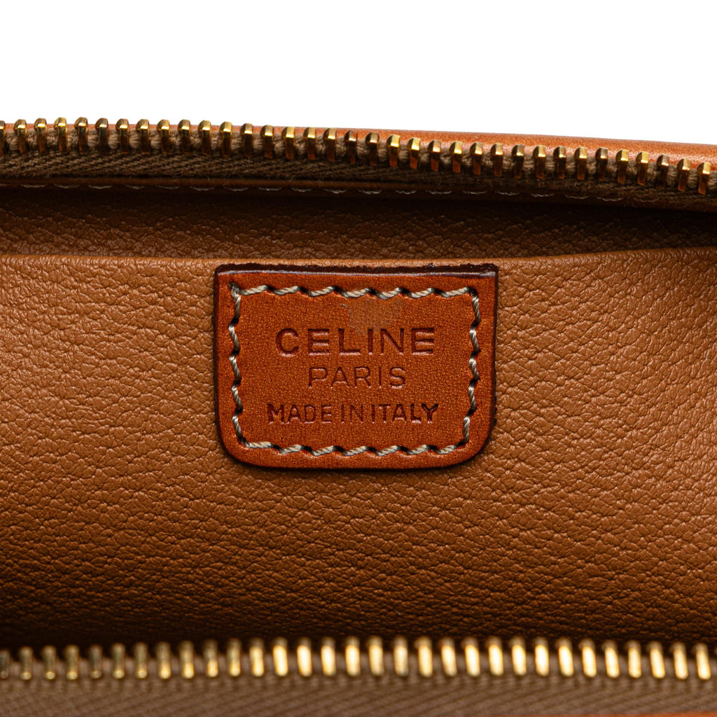 Celine Macadam Coated Canvas Pouch