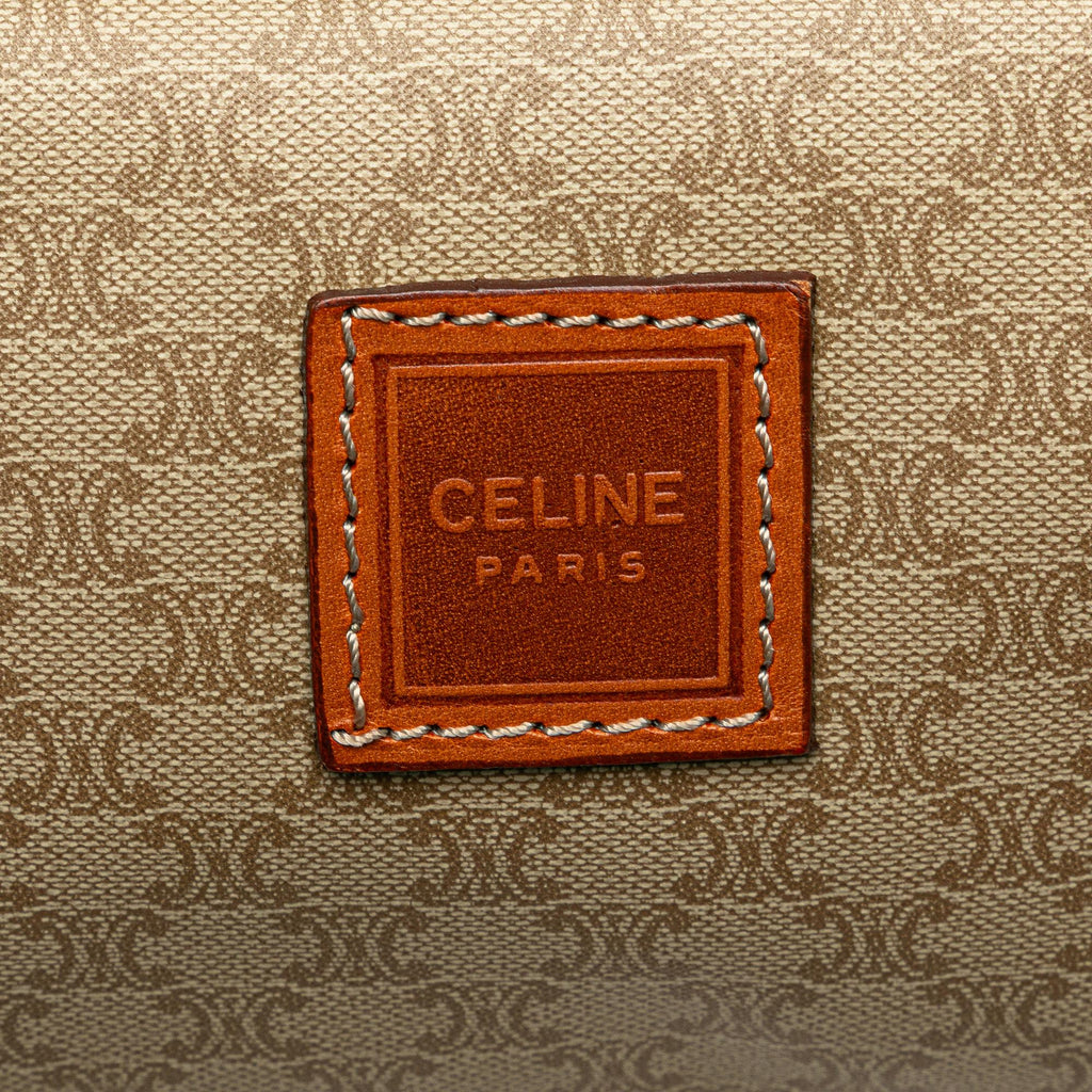 Celine Macadam Coated Canvas Pouch
