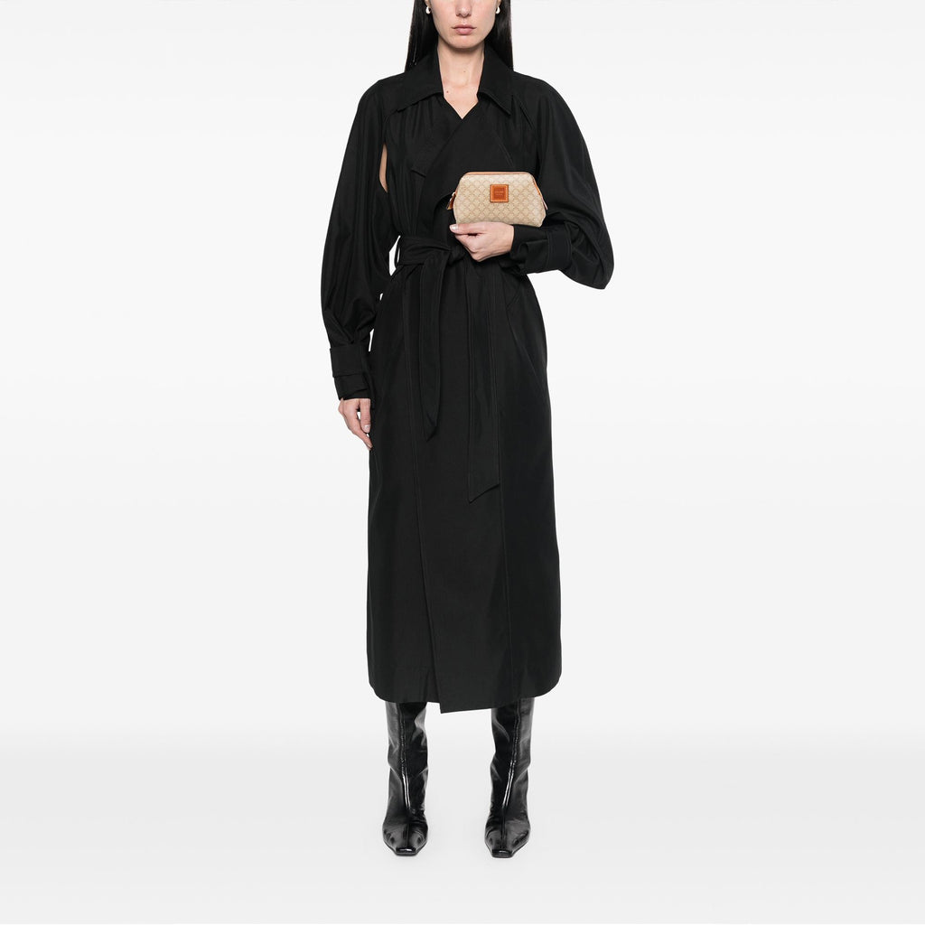 Celine Macadam Coated Canvas Pouch