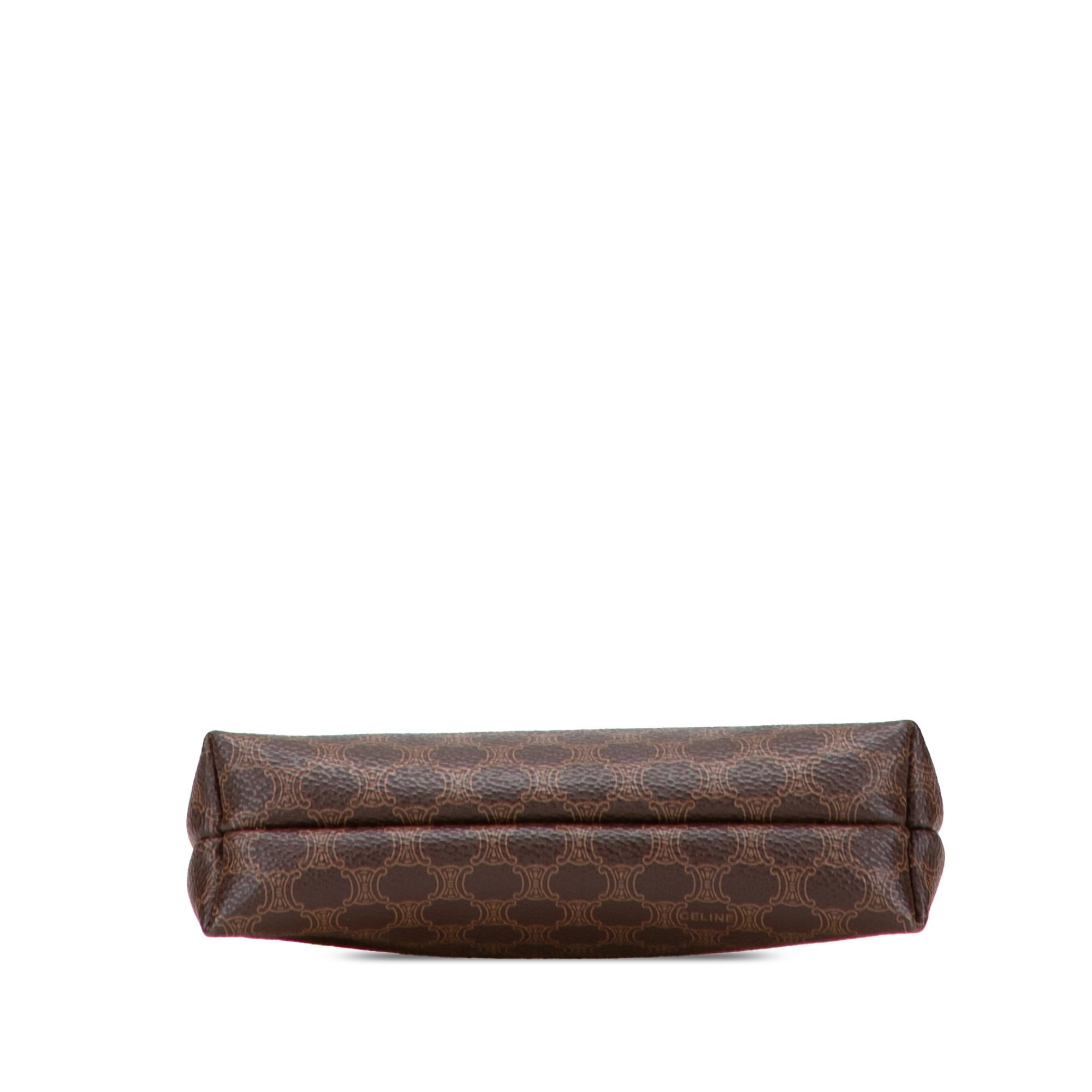 Celine Macadam Coated Canvas Pouch