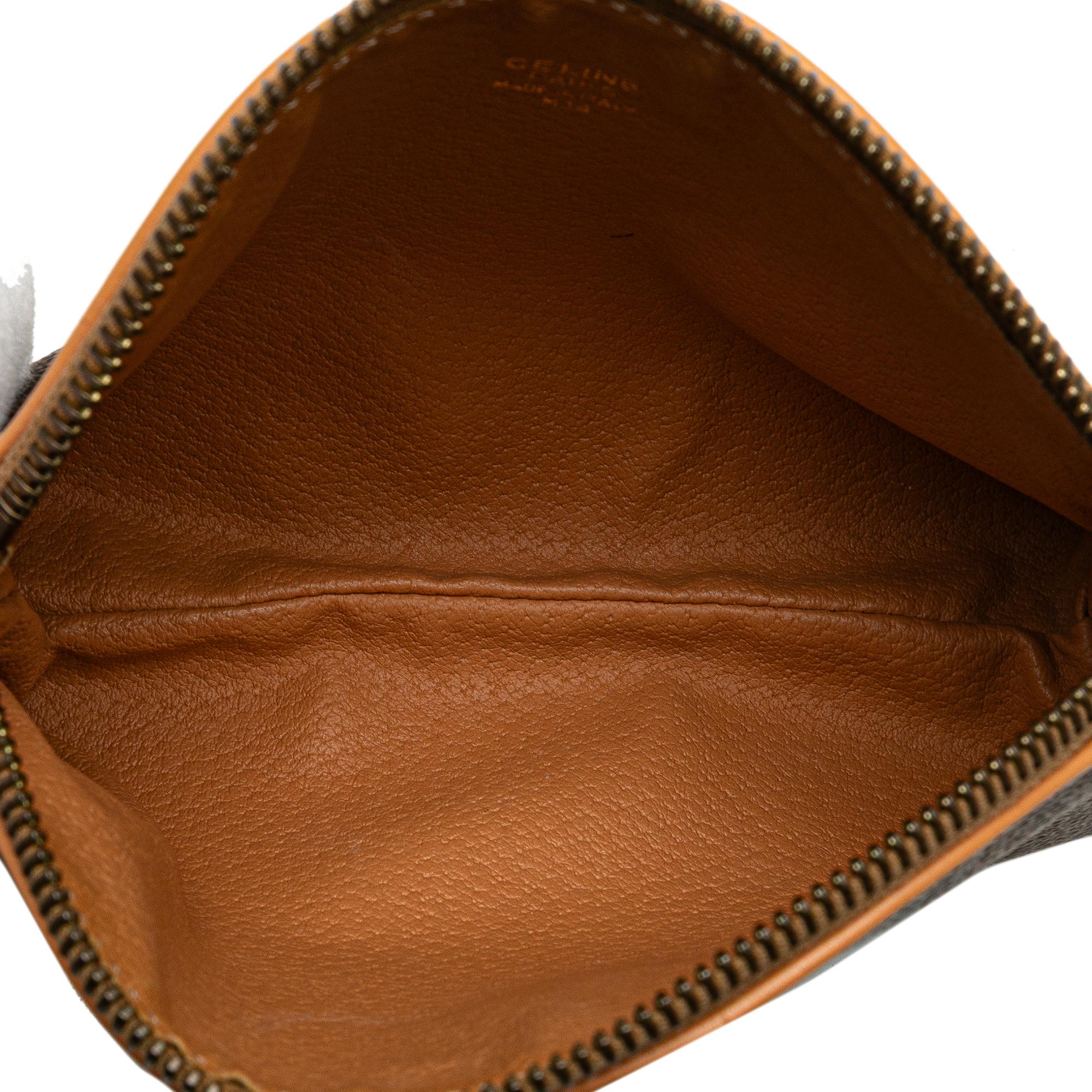 Celine Macadam Coated Canvas Pouch