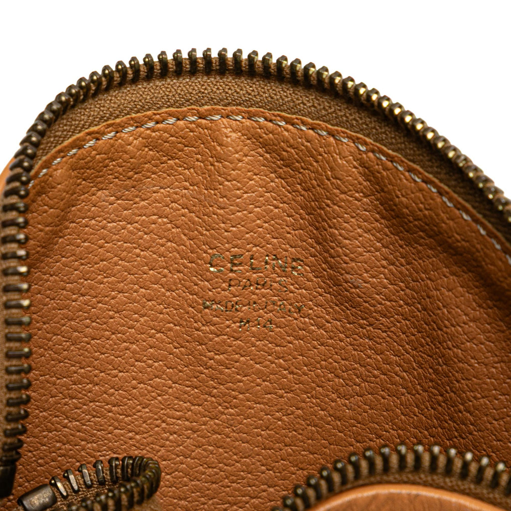 Celine Macadam Coated Canvas Pouch