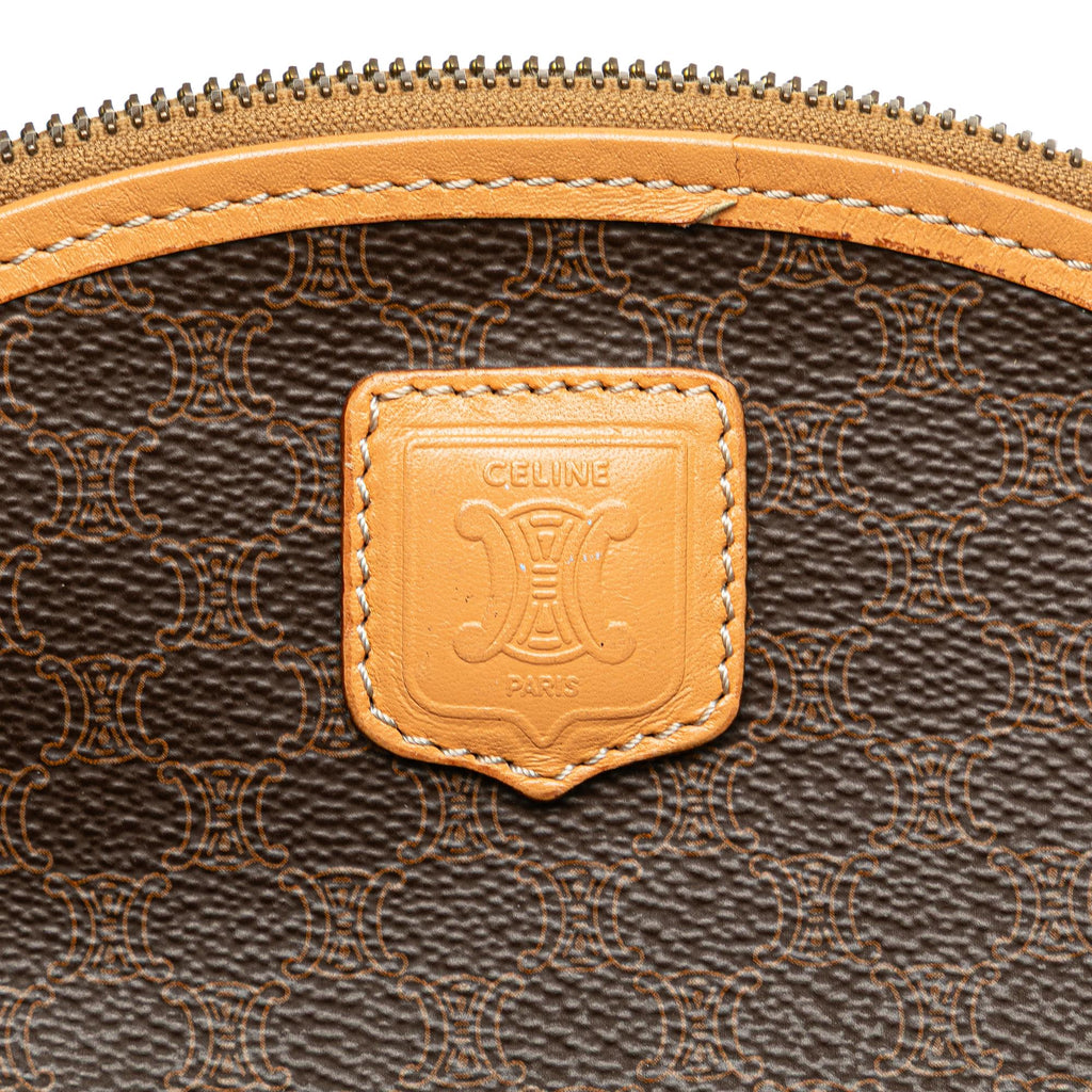 Celine Macadam Coated Canvas Pouch