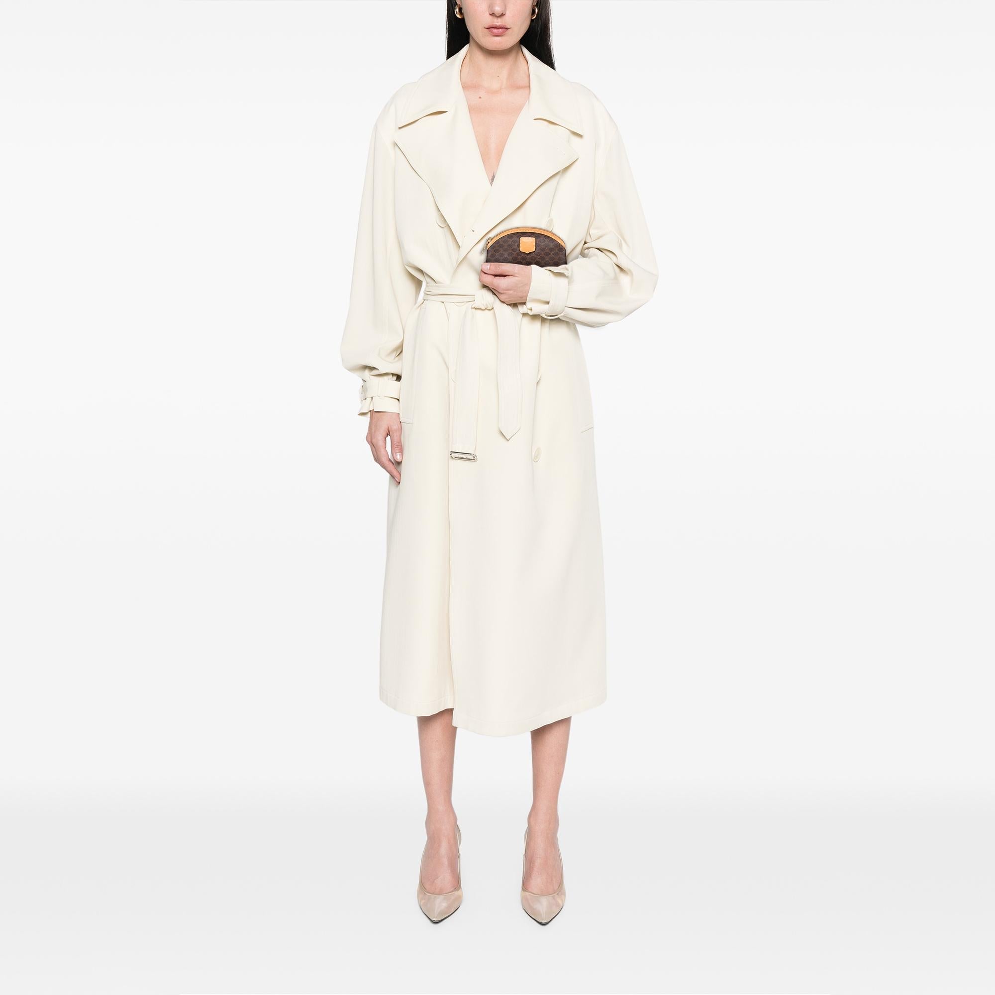 Celine Macadam Coated Canvas Pouch