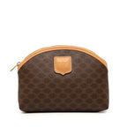 Celine Macadam Coated Canvas Pouch