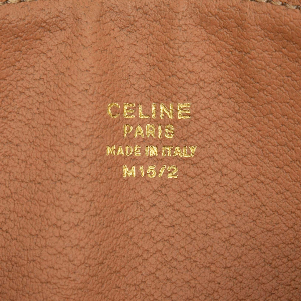 Celine Macadam Coated Canvas Pouch