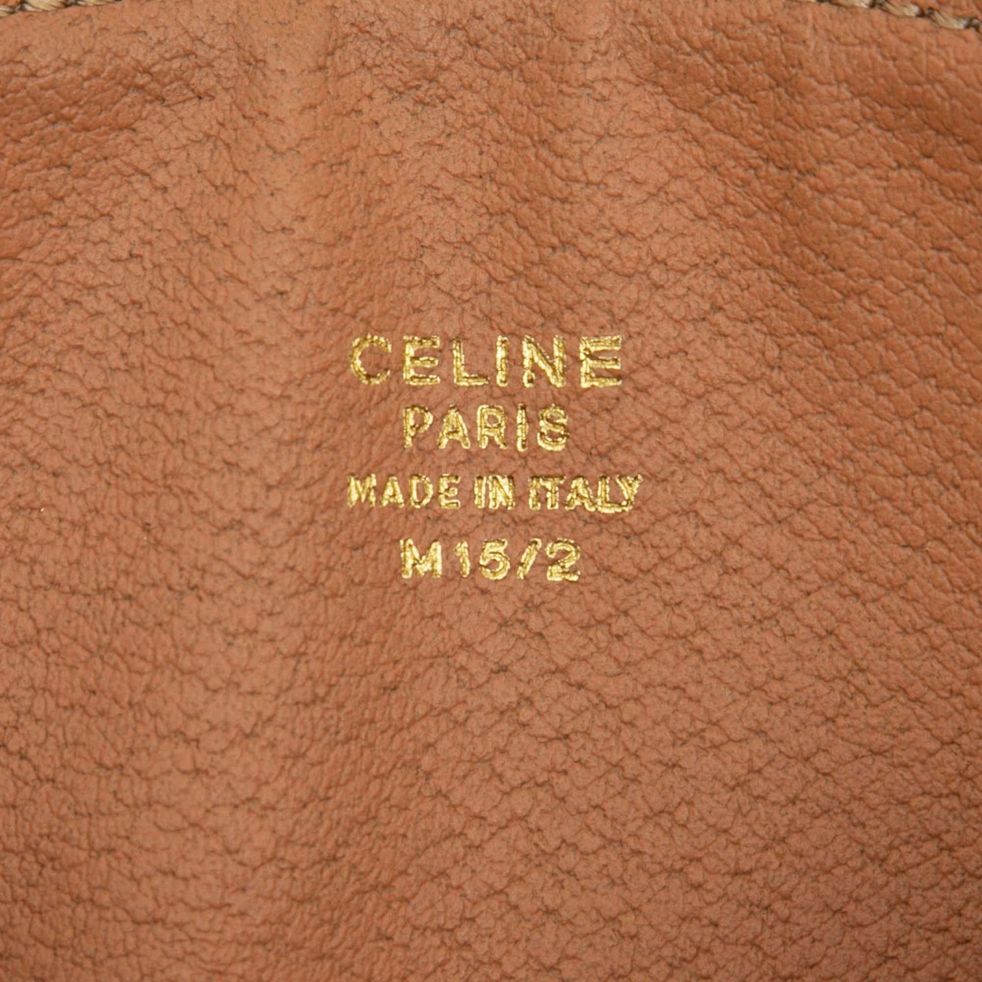 Celine Macadam Coated Canvas Pouch
