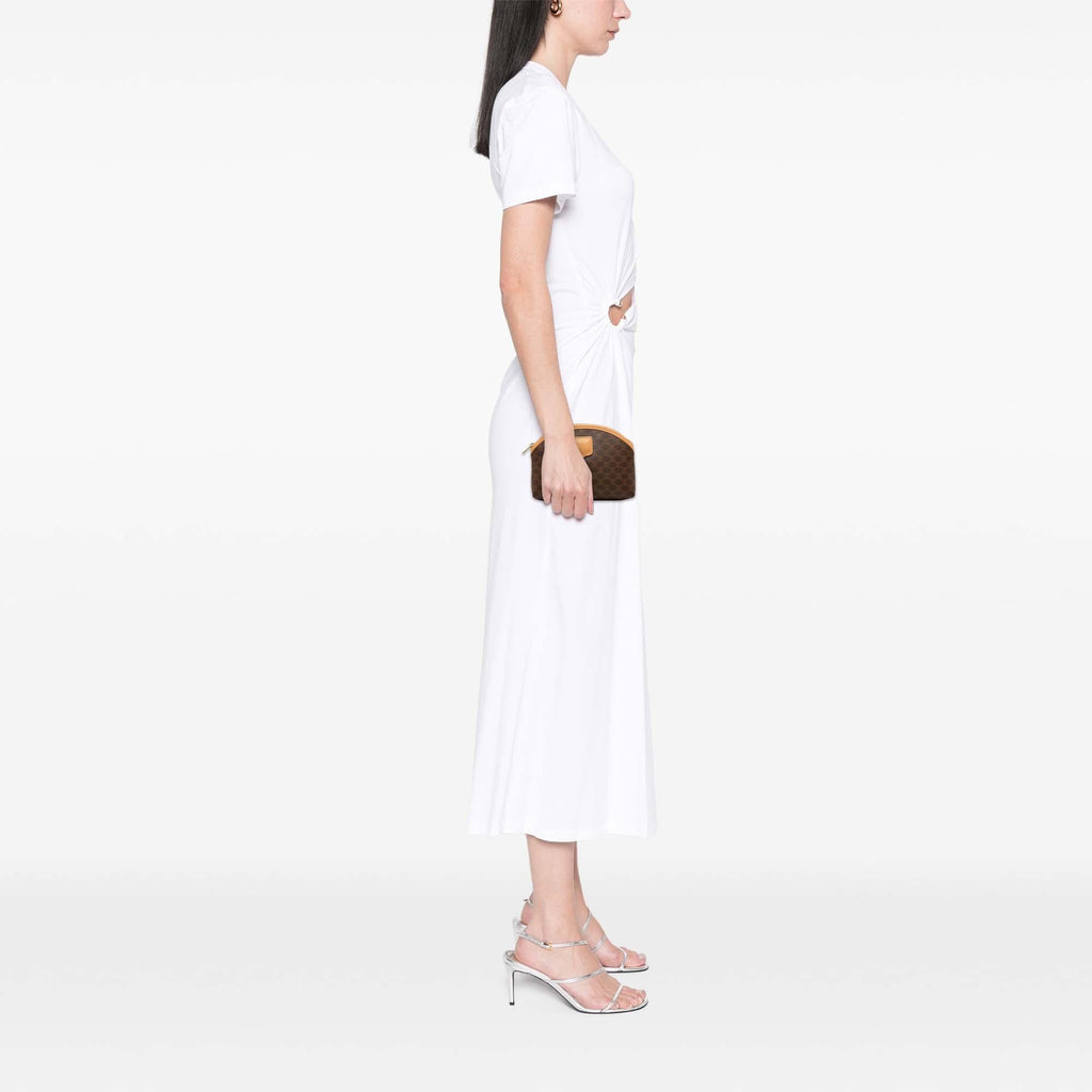 Celine Macadam Coated Canvas Pouch