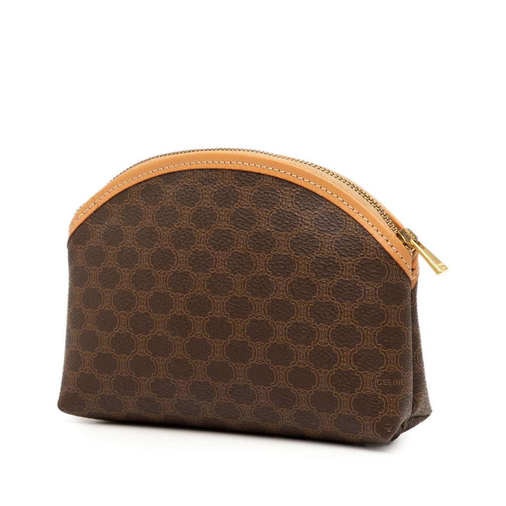Celine Macadam Coated Canvas Pouch
