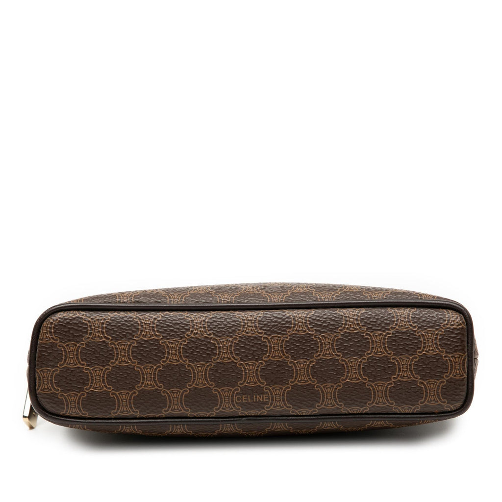 Celine Macadam Coated Canvas Pouch