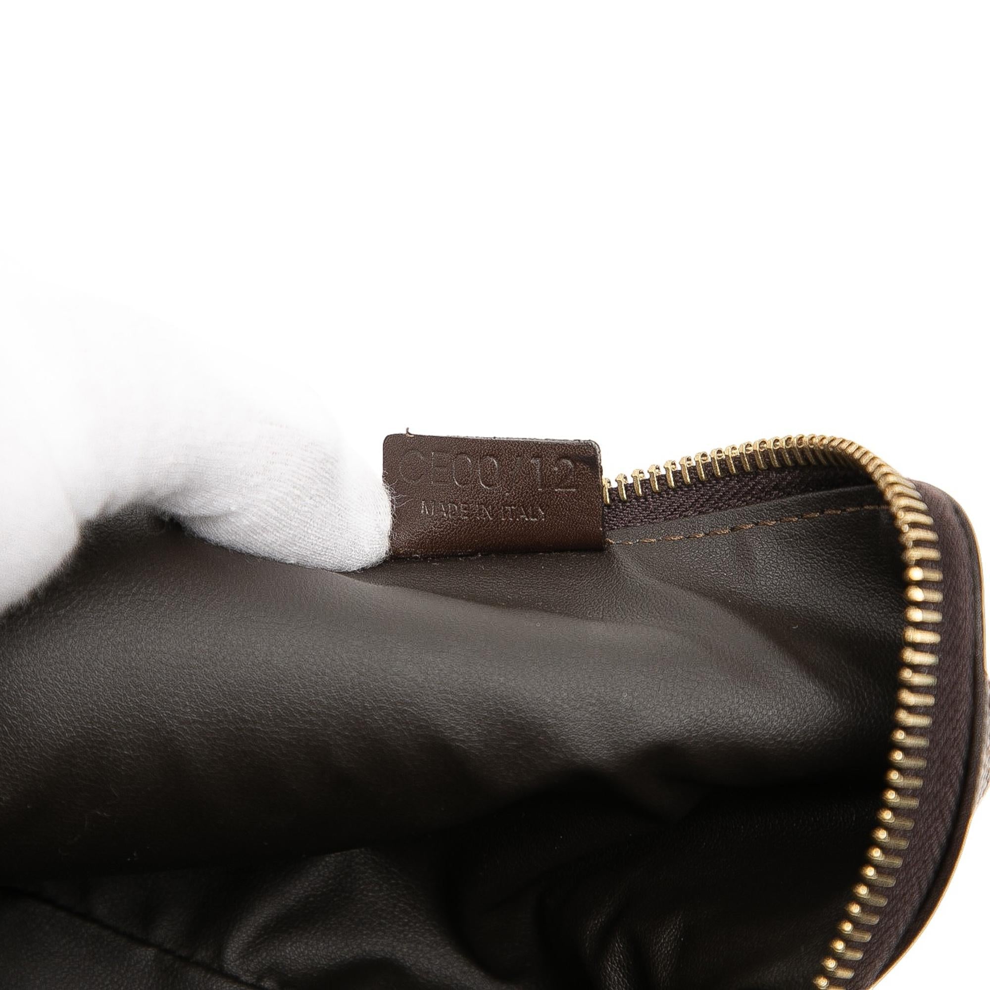 Celine Macadam Coated Canvas Pouch