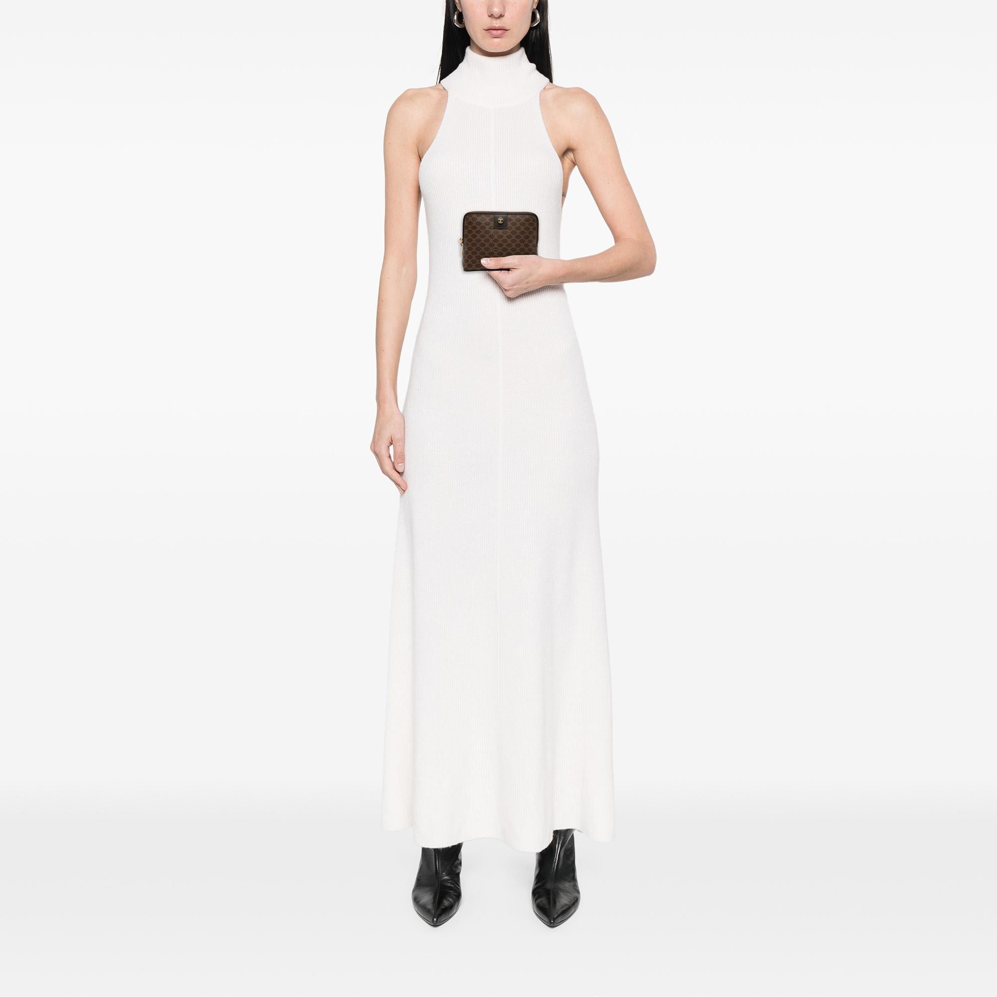 Celine Macadam Coated Canvas Pouch