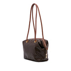 Celine Macadam Coated Canvas Shoulder Bag