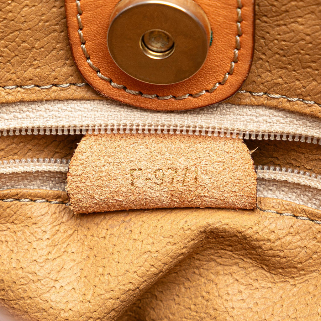 Celine Macadam Coated Canvas Shoulder Bag