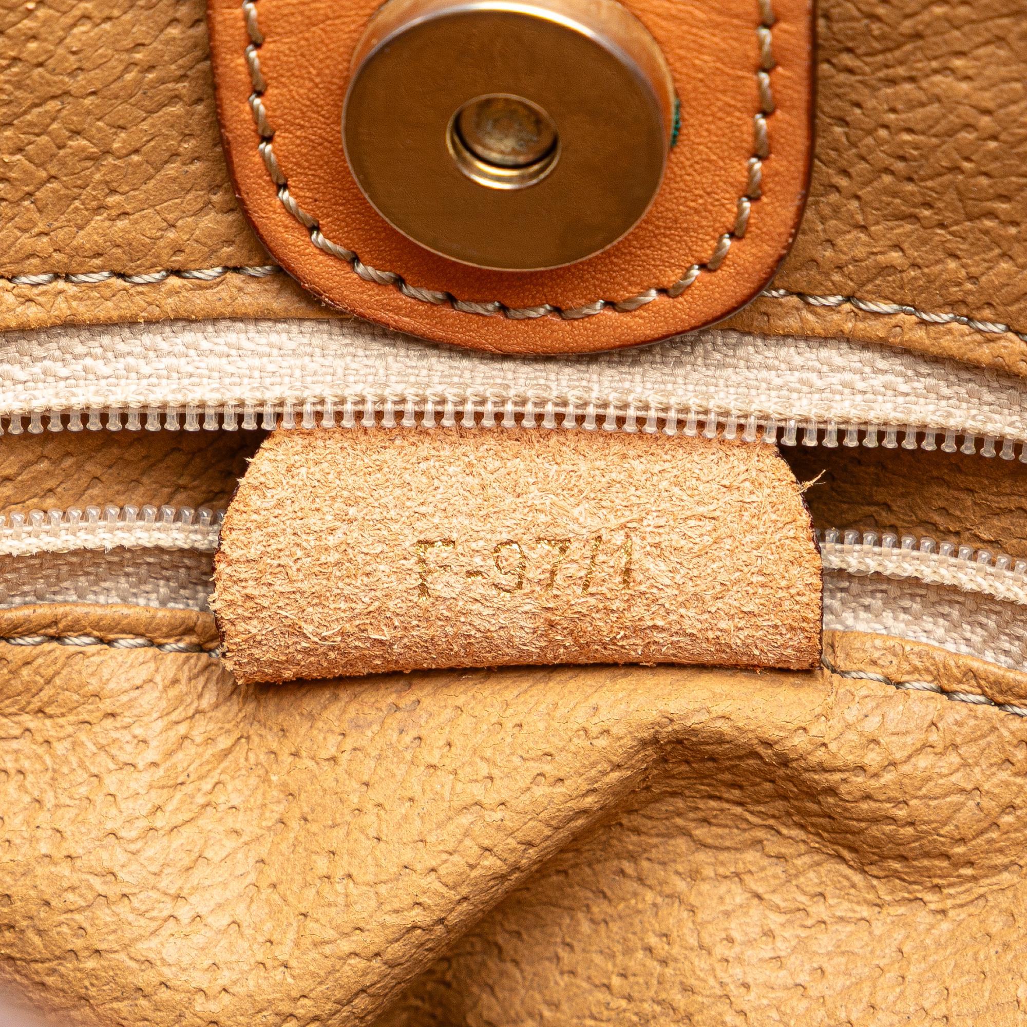 Celine Macadam Coated Canvas Shoulder Bag