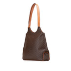 Celine Macadam Coated Canvas Shoulder Bag