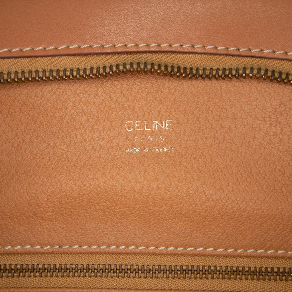 Celine Macadam Coated Canvas Shoulder Bag