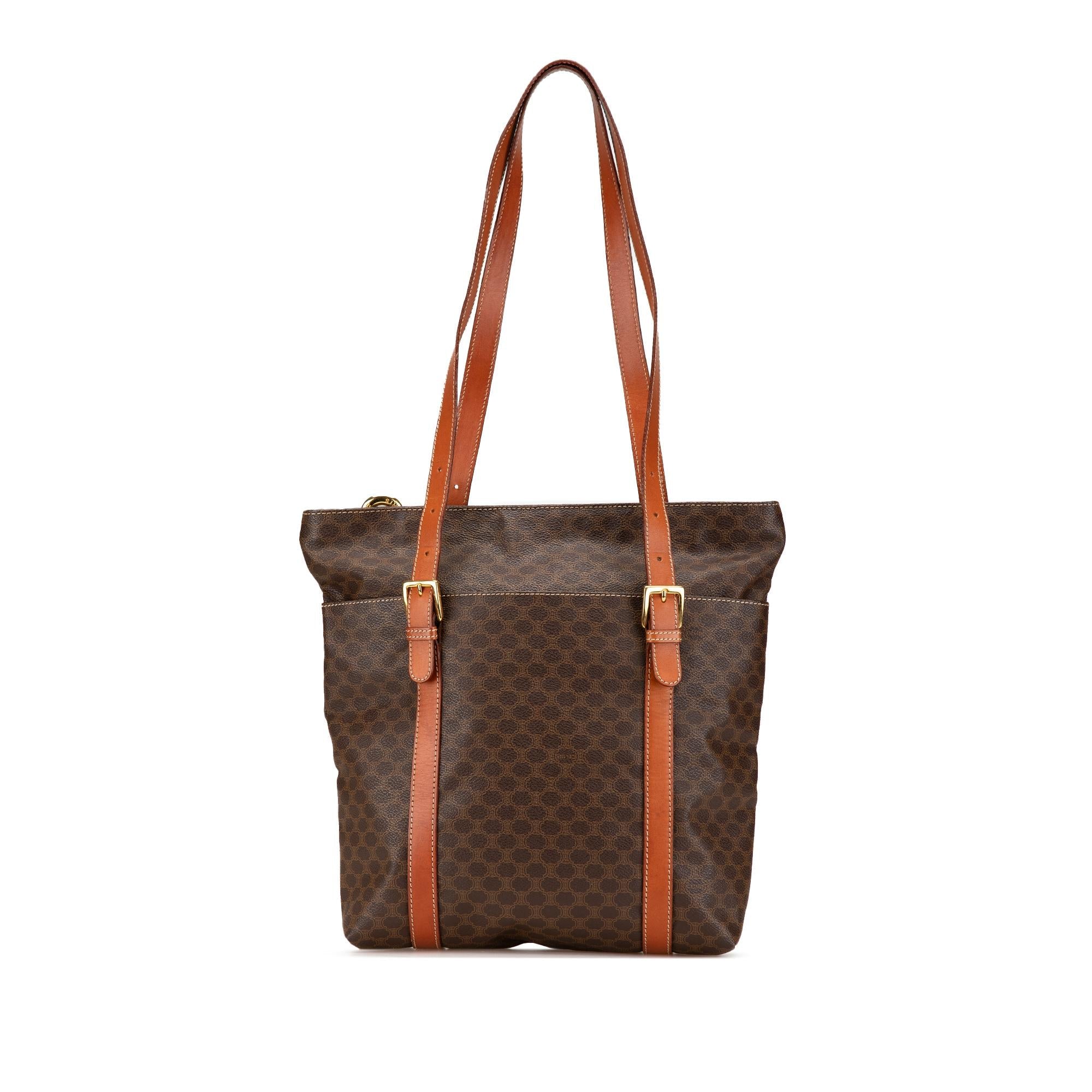 Celine Macadam Coated Canvas Tote