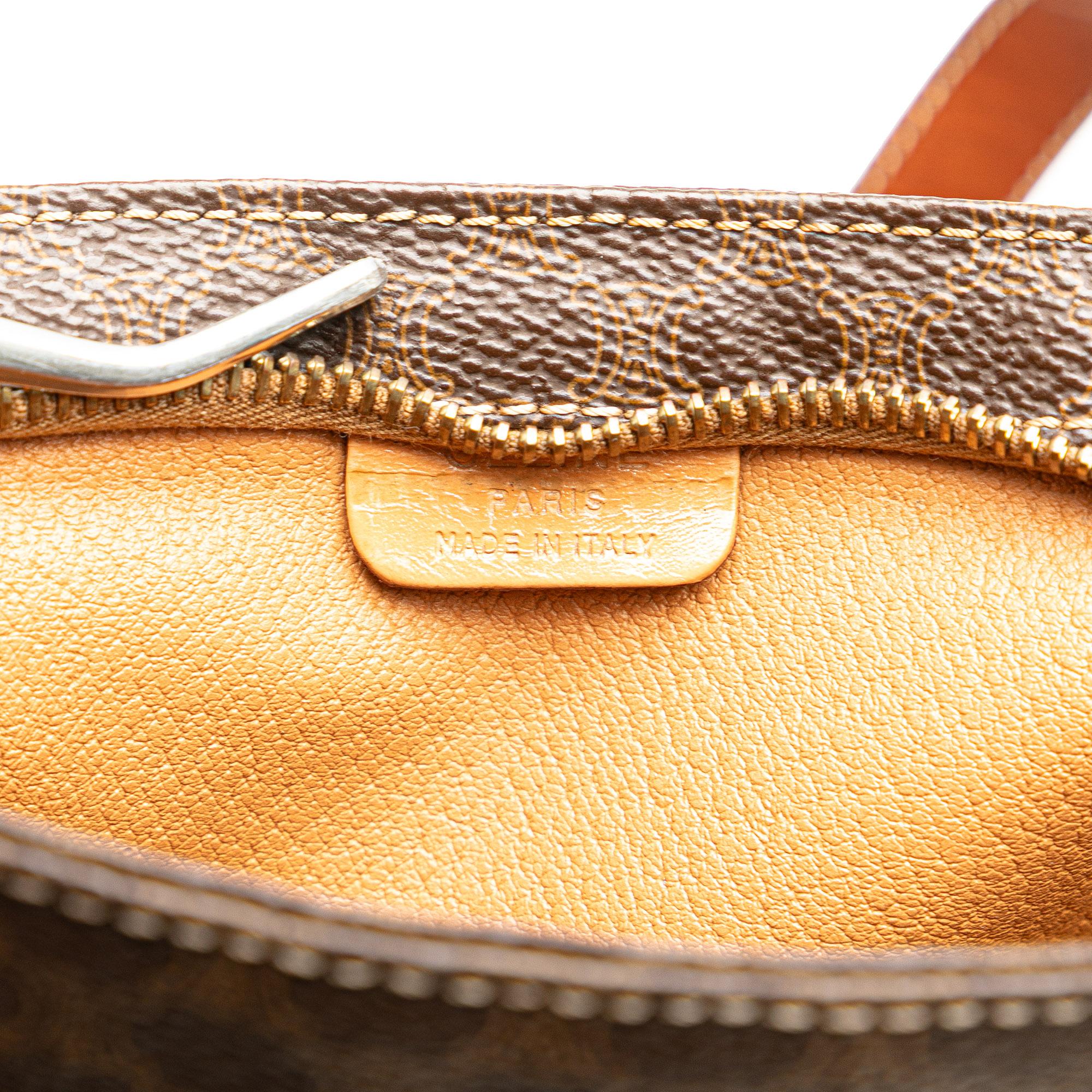 Celine Macadam Coated Canvas Tote