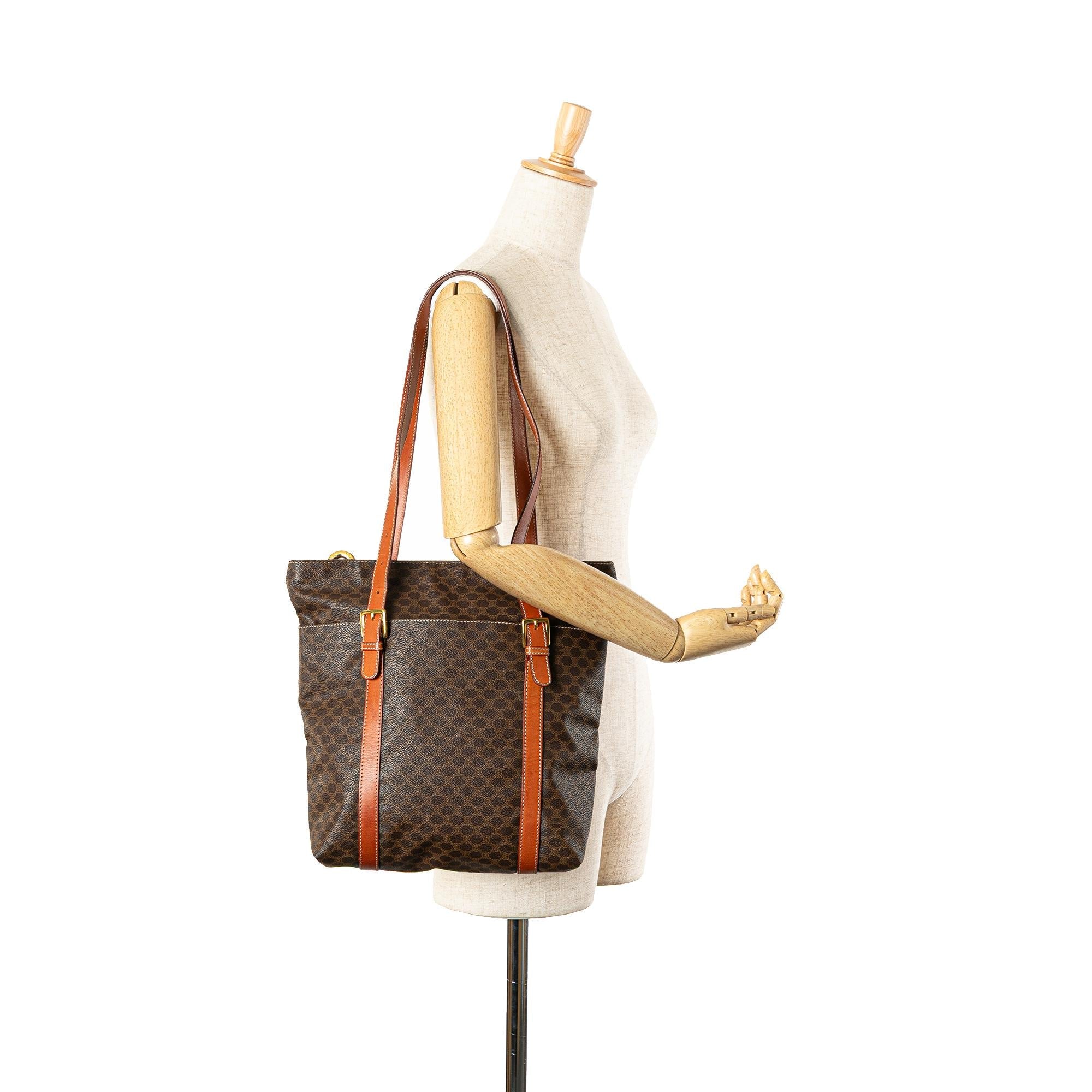 Celine Macadam Coated Canvas Tote