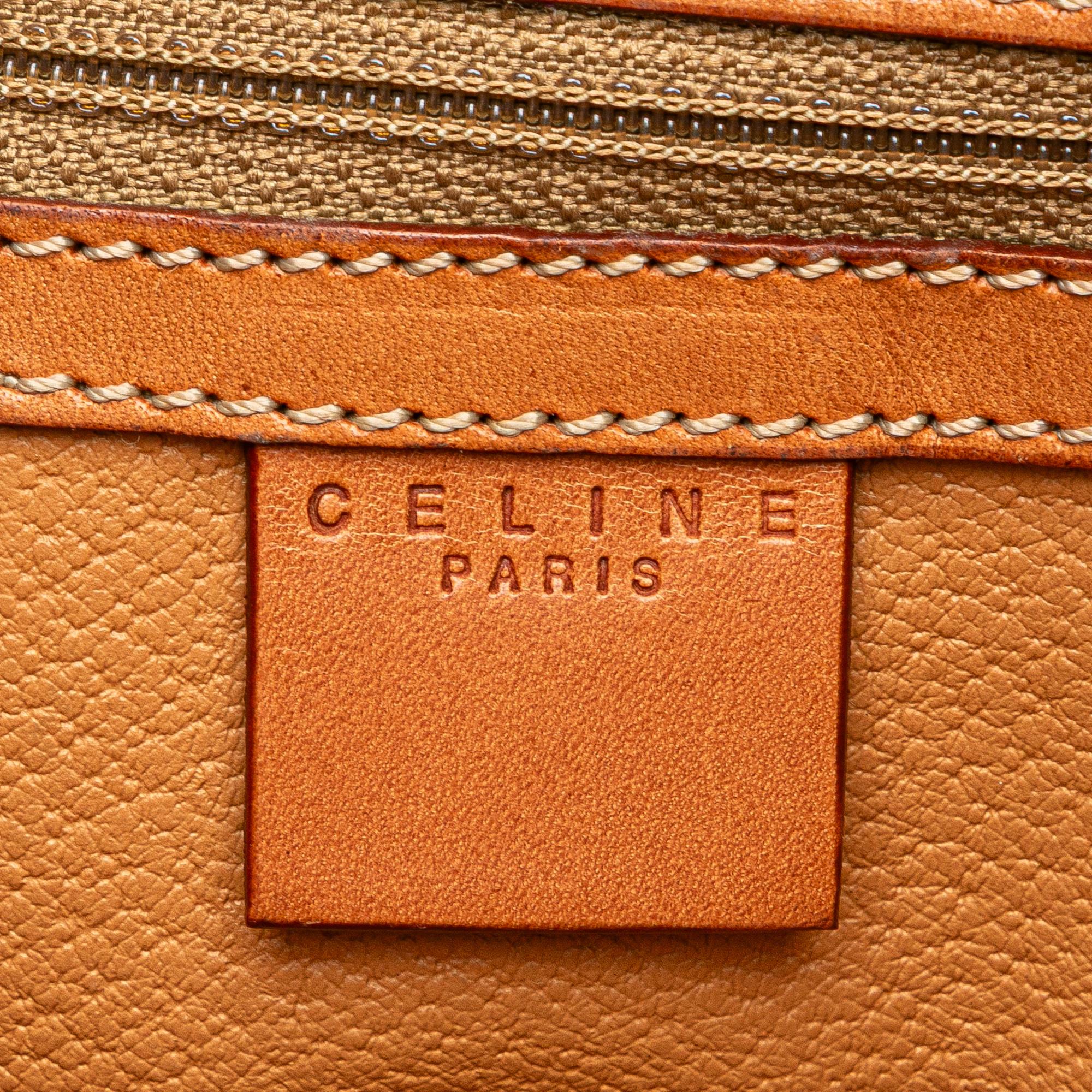Celine Macadam Coated Canvas Tote