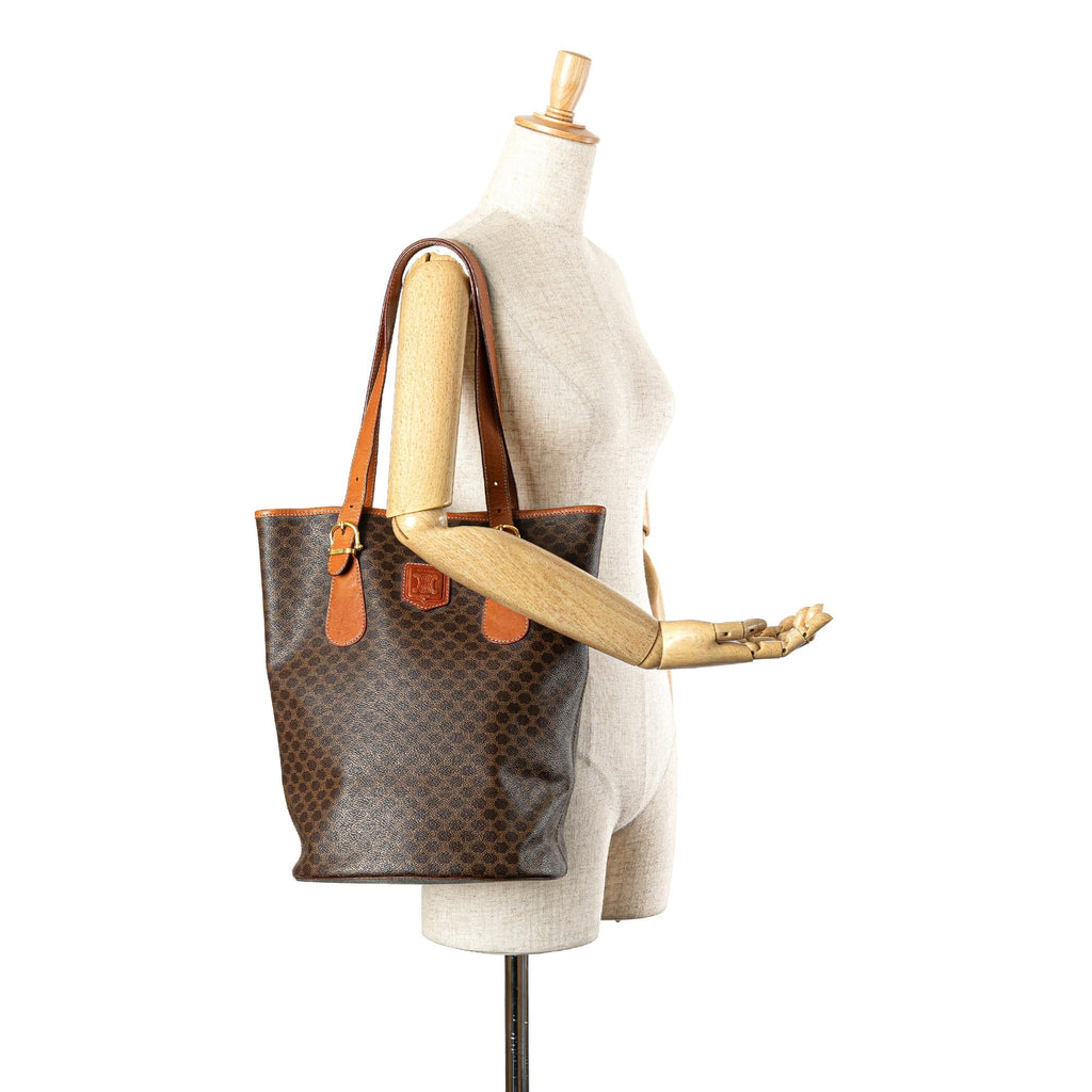 Celine Macadam Coated Canvas Tote