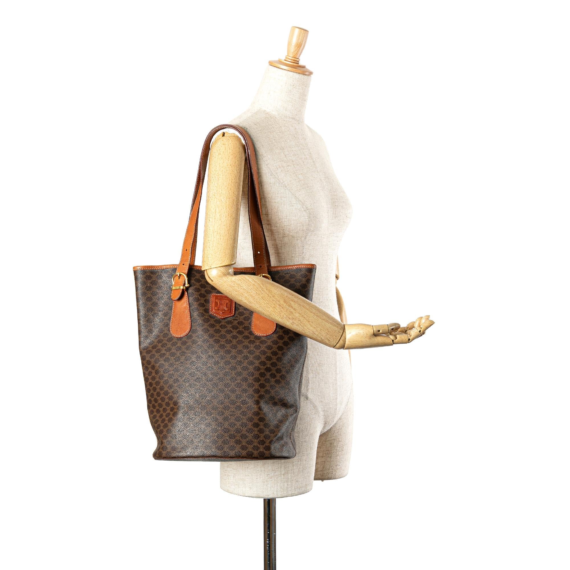 Celine Macadam Coated Canvas Tote