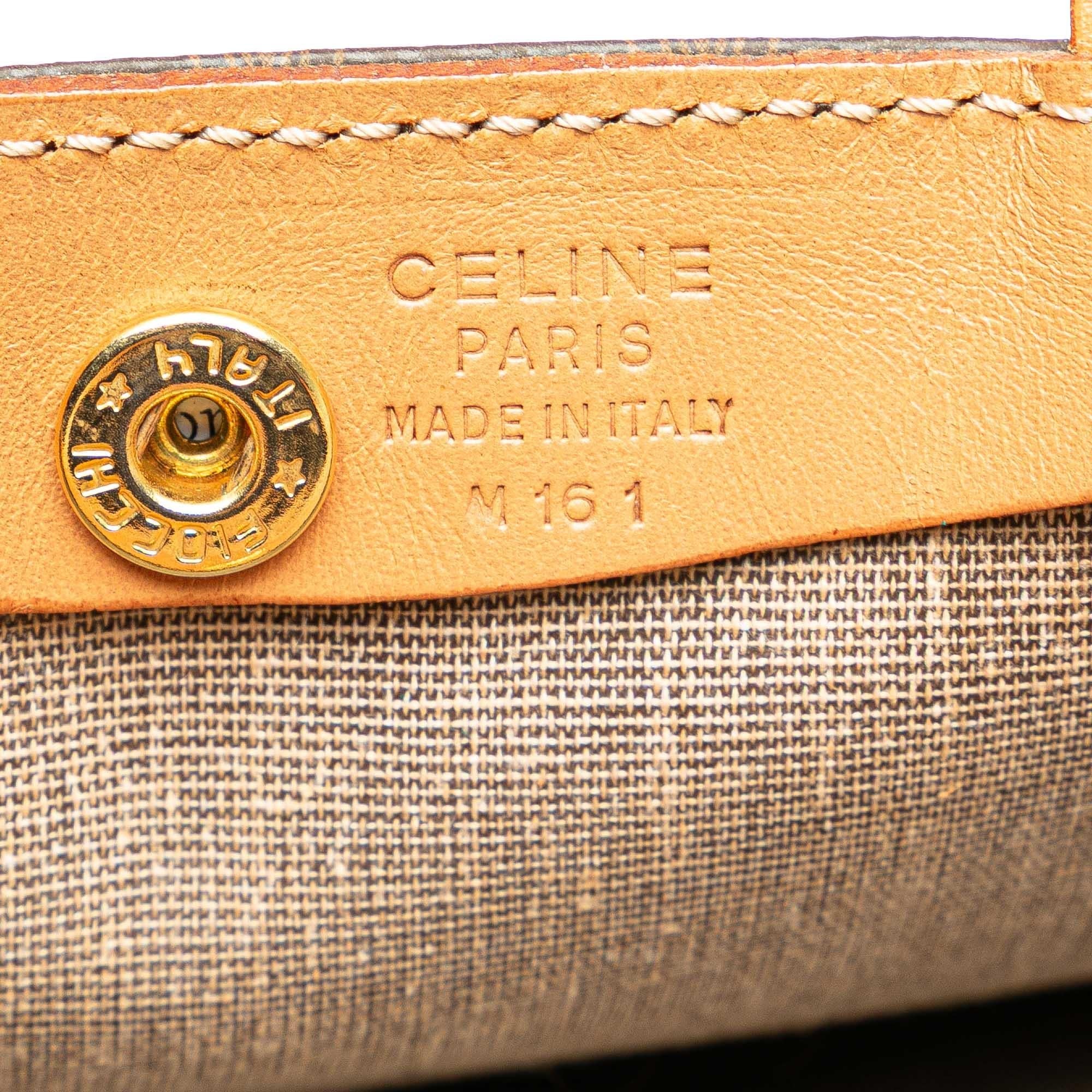 Celine Macadam Coated Canvas Tote