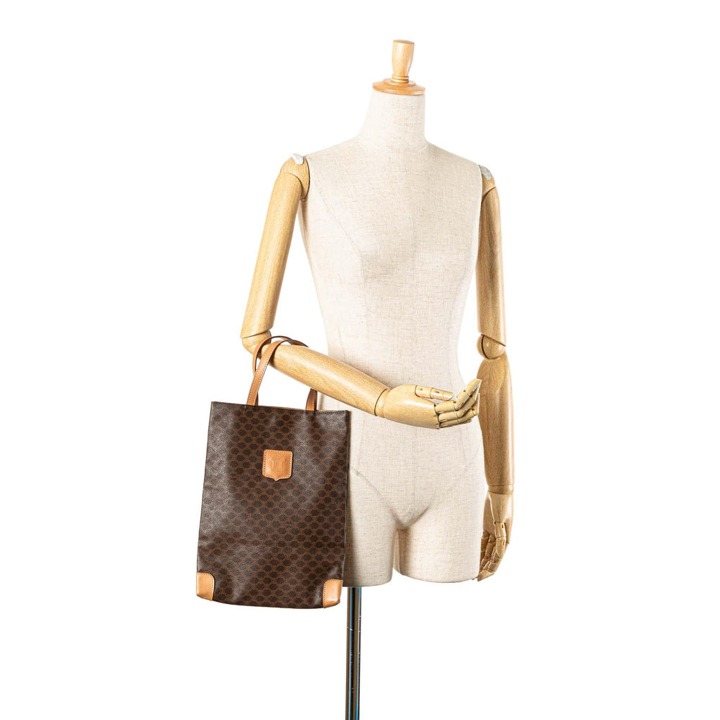 Celine Macadam Coated Canvas Tote