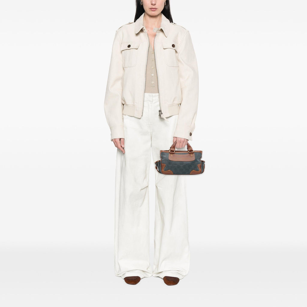 Celine Macadam Denim Boogie Handbag