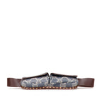 Celine Macadam Denim Double Pocket Belt Bag