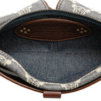 Celine Macadam Denim Double Pocket Belt Bag
