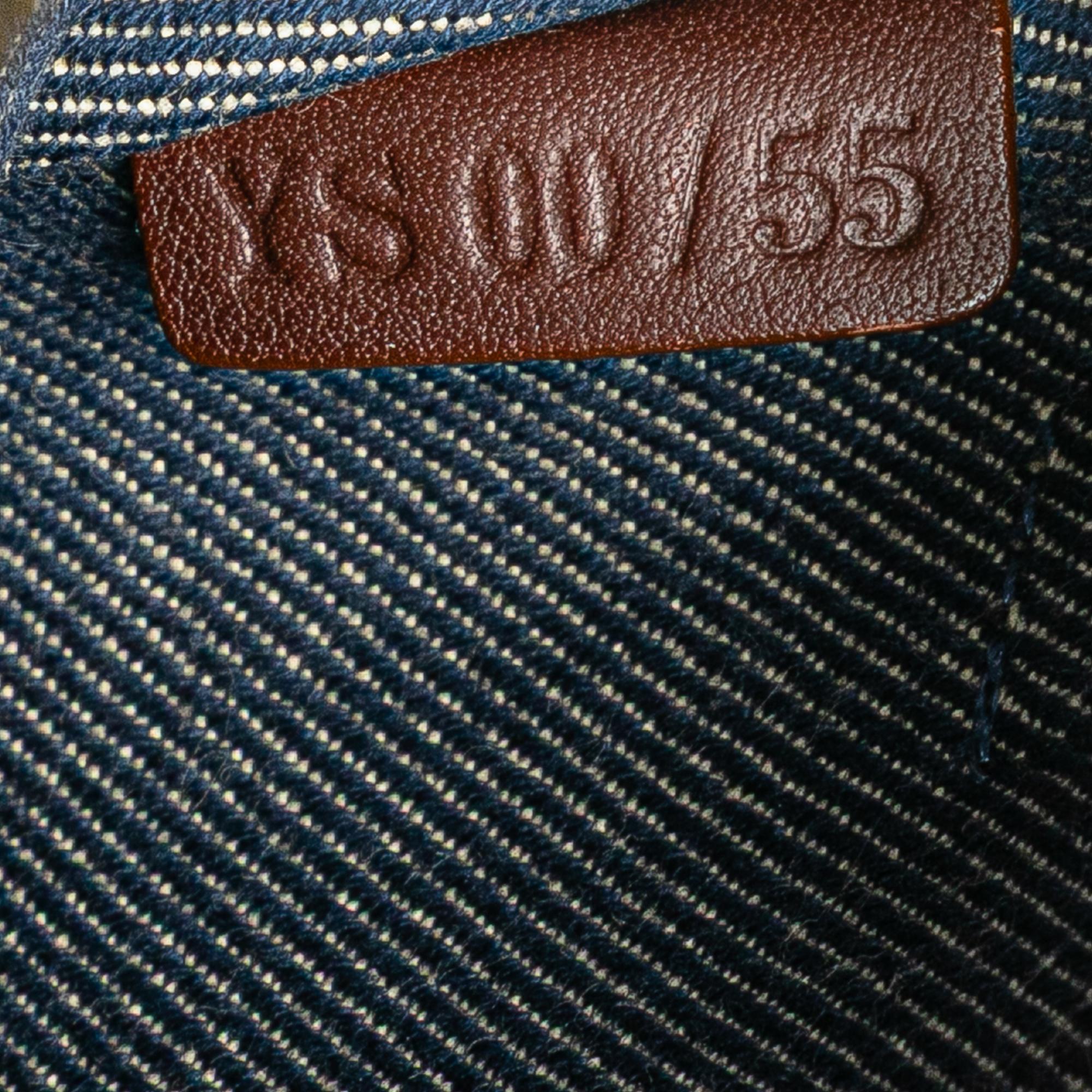Celine Macadam Denim Double Pocket Belt Bag